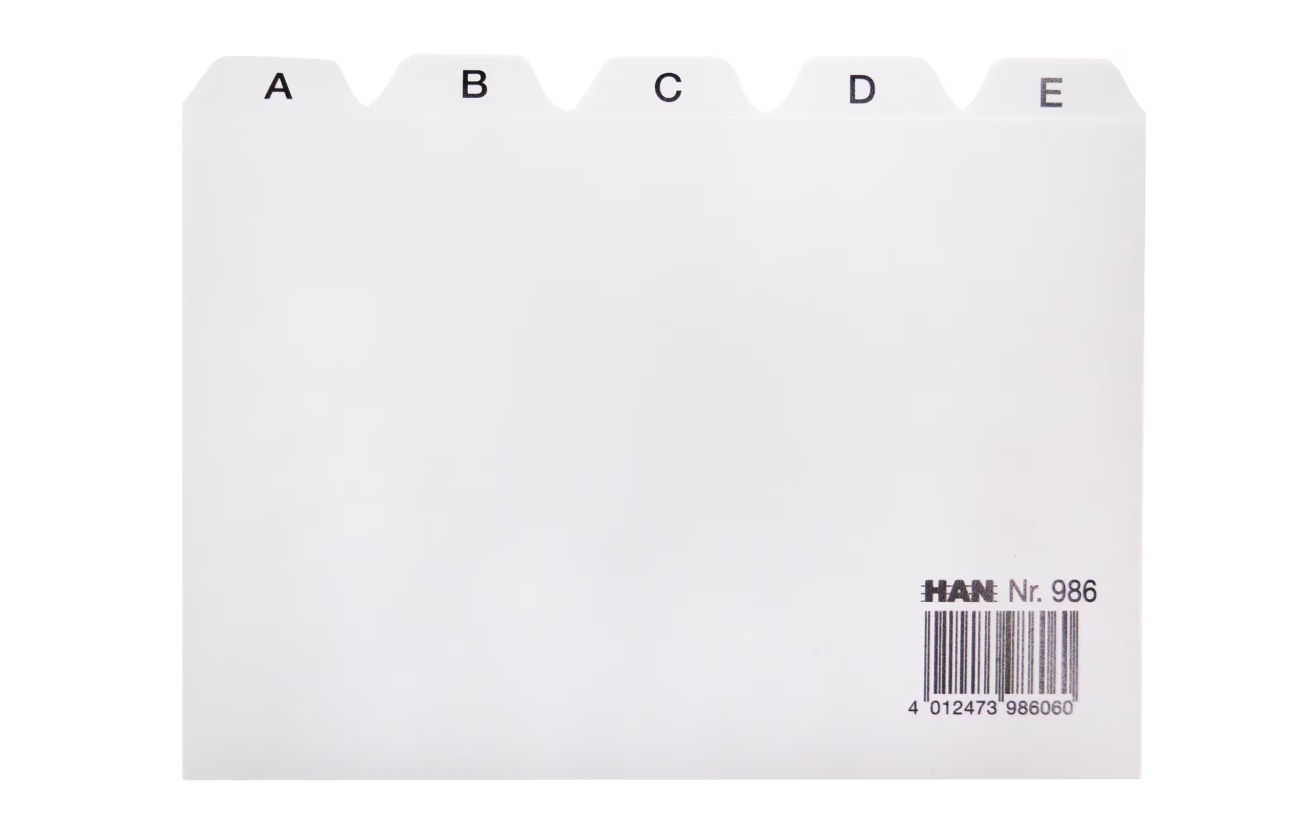 HAN Register A-Z, A6 quer