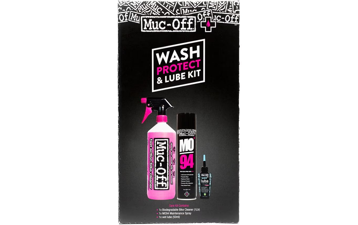 Muc-Off Wash, Protect and Lube Kit