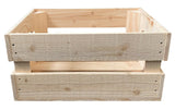 Holz Zollhaus Obstharasse roh