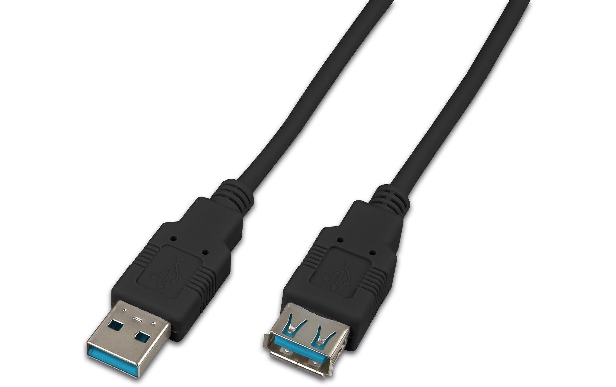 Wirewin USB3.0 Kabel, 0.5m, A-A, schwarz