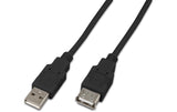 USB2.0-Kabel A-A: 150cm, bis 480Mbps