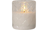 Star Trading LED Pillar Kerze Flamme Romb