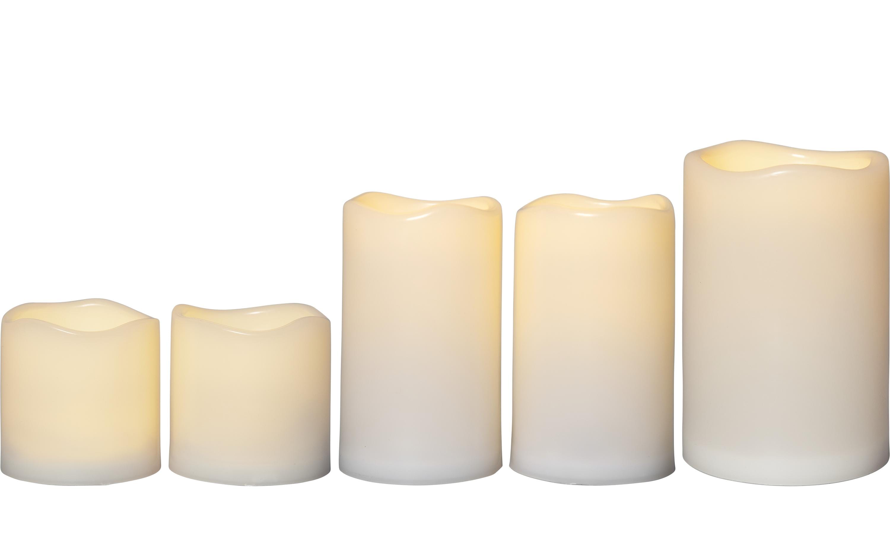 Star Trading LED Pillar Kerze Paul 5er Pack