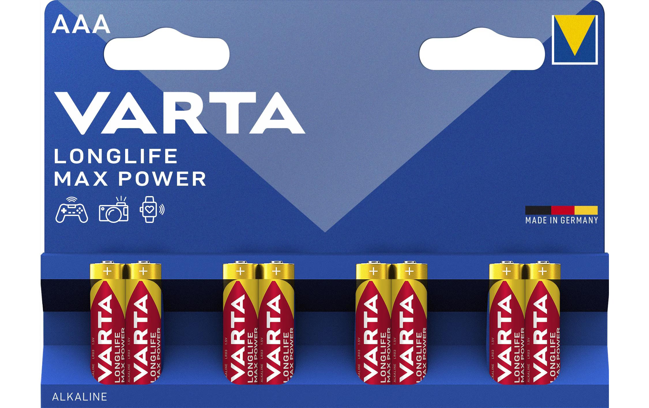 Varta, Batterie Longlife Max Power AAA , 8