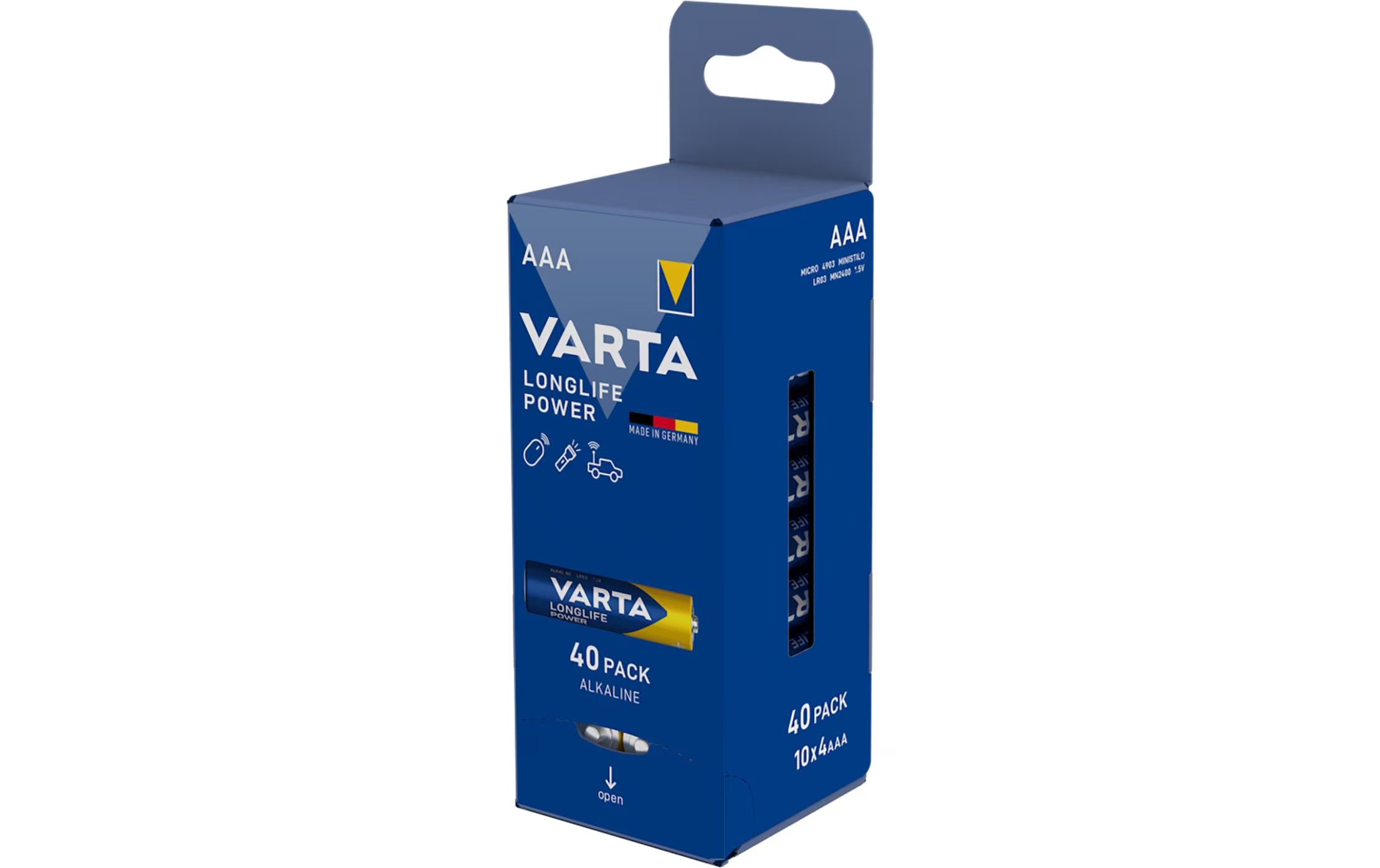 Varta, Batterie Longlife Power AAA , 40 Stü