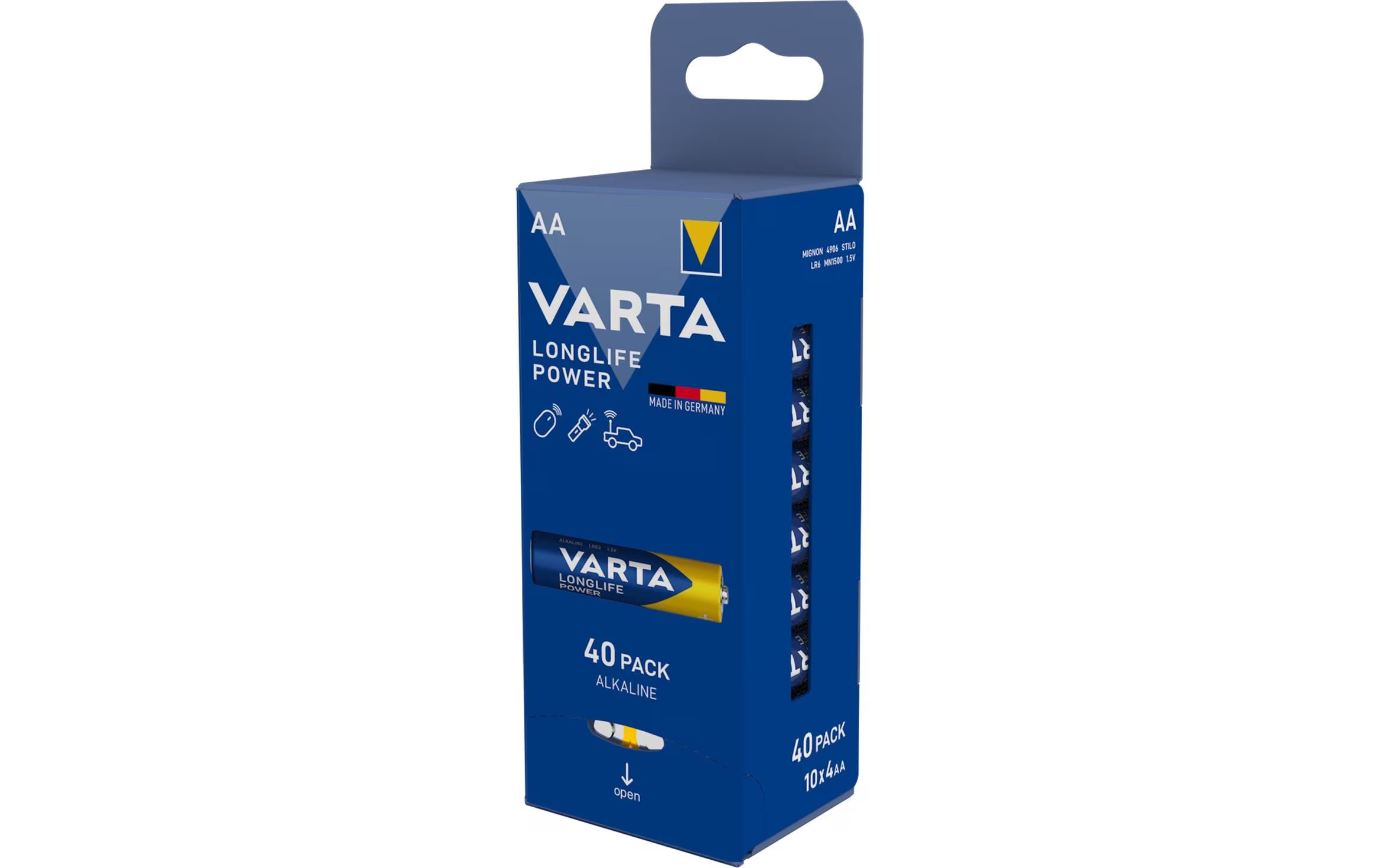 VARTA Batterie Longlife Power AA, 40Stk