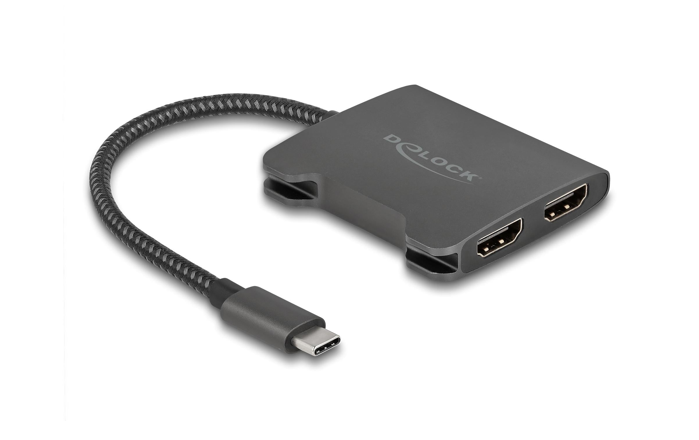 Delock USB Type-C Splitter zu 2x HDMI MST