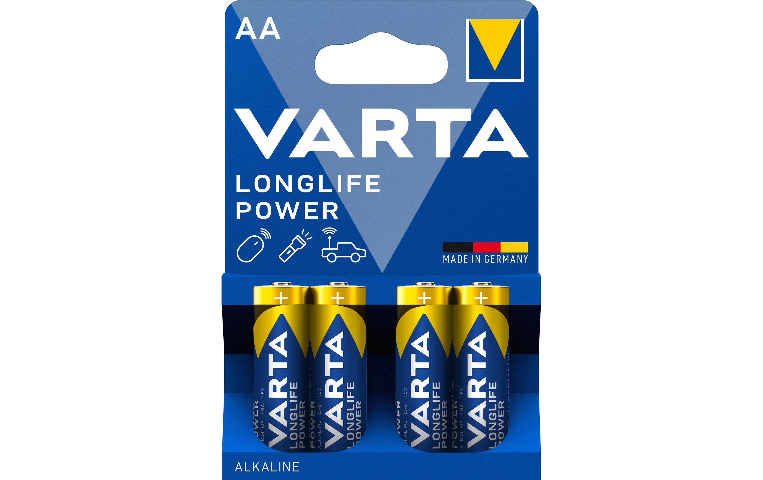 VARTA Longlife Power AA, 1.5V, 4Stk
