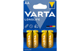 VARTA Longlife AA, 1.5V, 4Stk