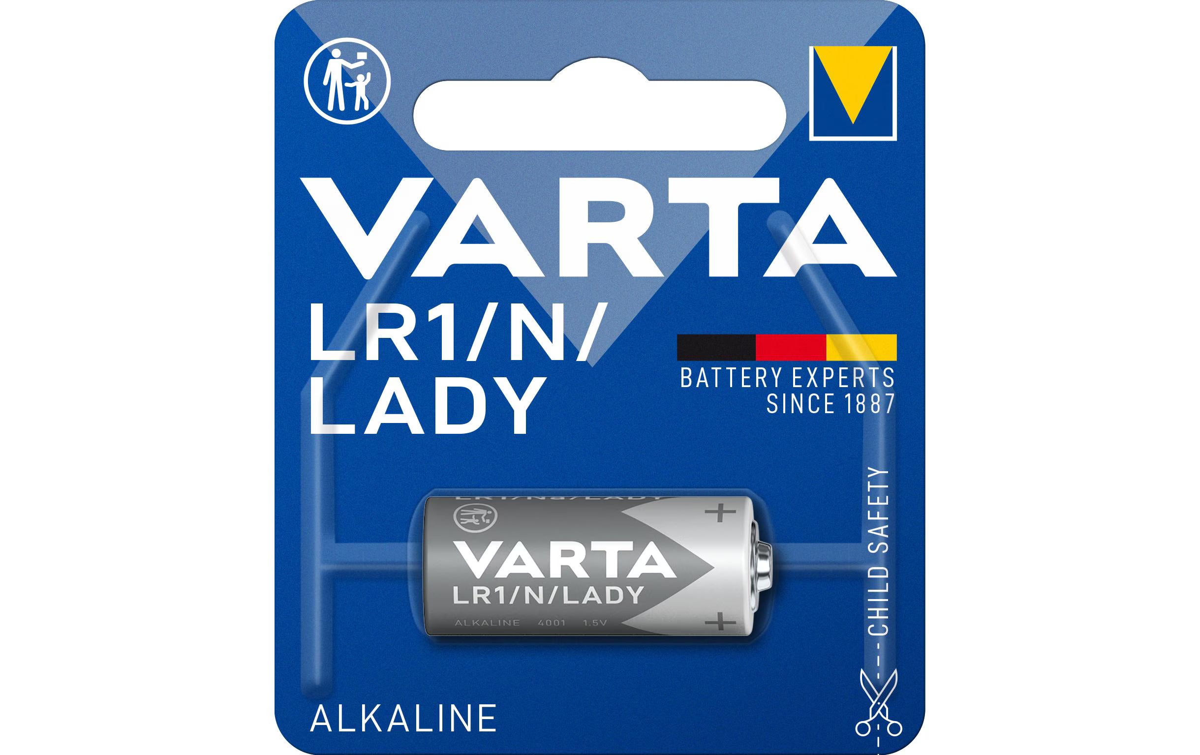 VARTA Knopfzelle LADY/LR1, 1.5V, 1Stk