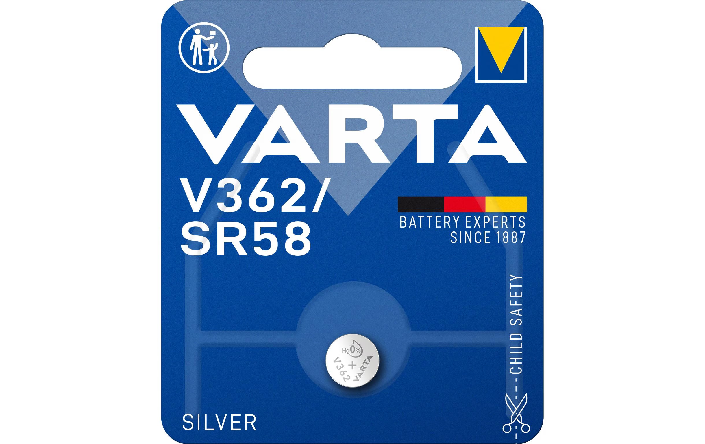 VARTA Knopfzelle Watch V362, 1.55V, 1Stk
