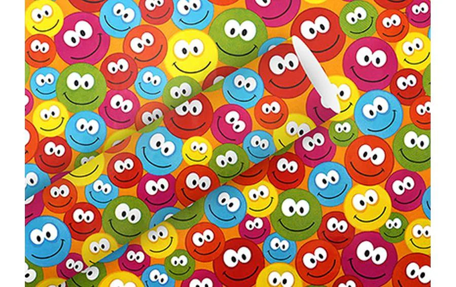 B+C Geschenkpapier Just Smileys