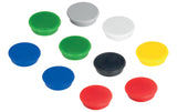 Franken, Haftmagnet Ø 13 mm, 10 Stück, Sort