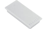 FRANKEN Magnete, 23 x 50 mm, 10 Stück, grau