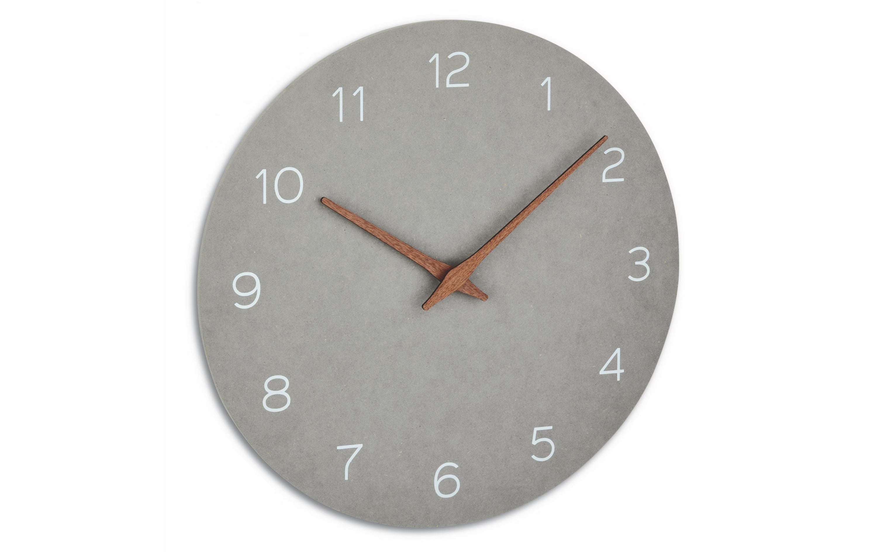 TFA Analoge Wanduhr mit Holz-Optik
