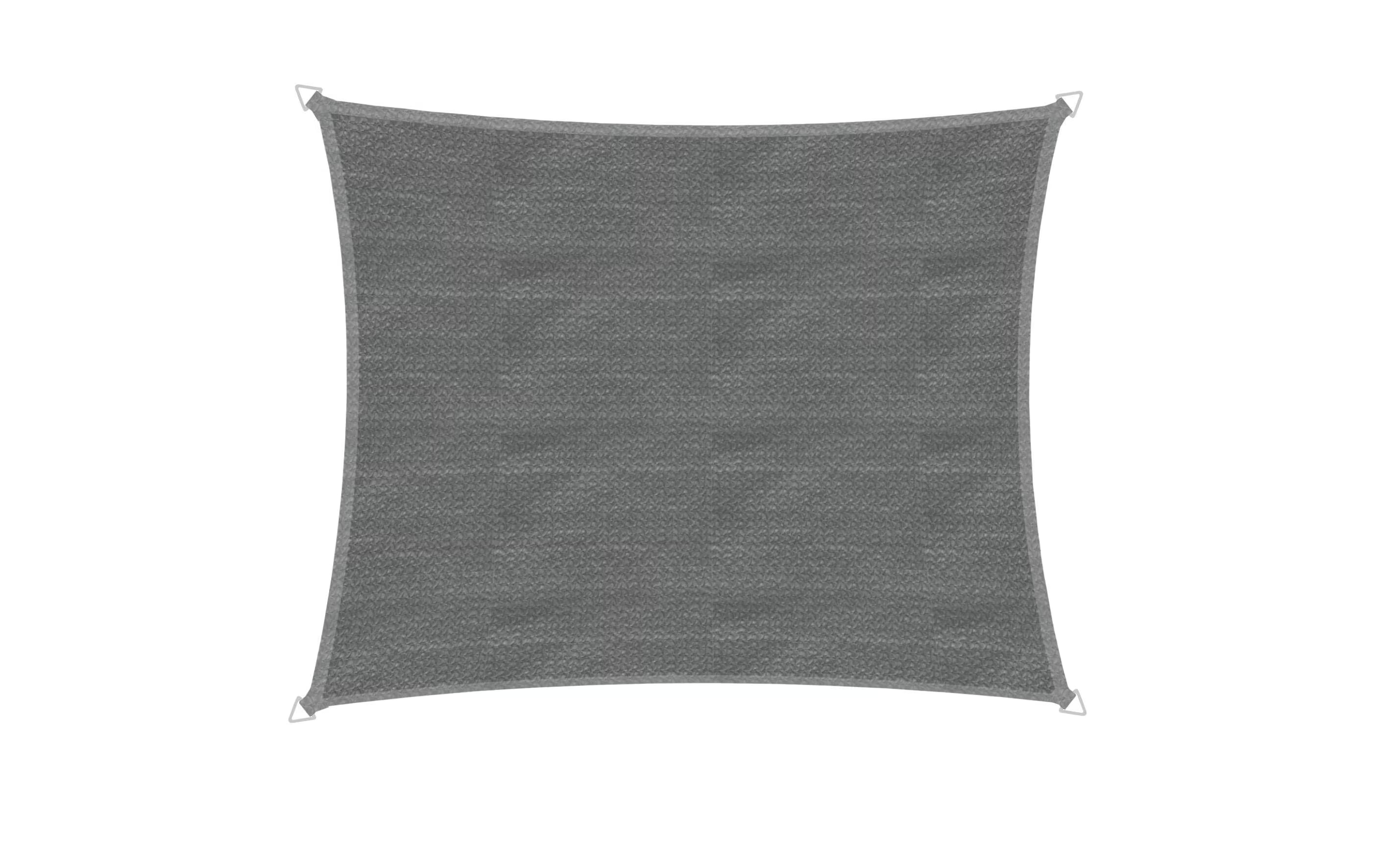 Sonnensegel Rechteck 3x4m, grau 225gm/2