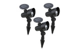 EGLO SOLARGartenspot 3er Set Schwarz