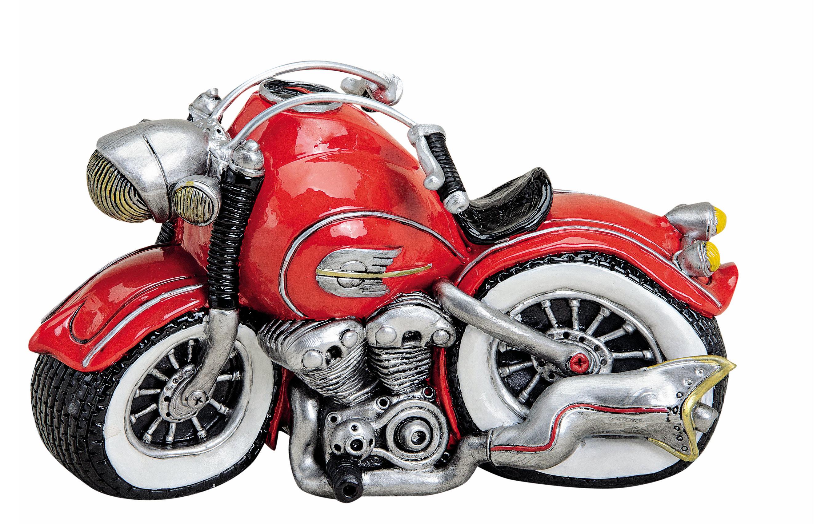 Spardose Motorrad aus Poly