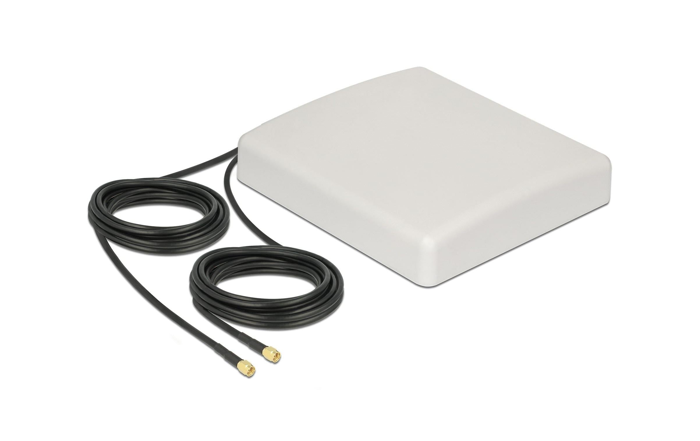 LTE/HSPA/GSM Antenne, 2x SMA-Stecker