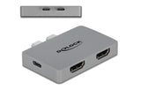 Delock Thunderbolt3 - 2xHDMI 4K60Hz Adapter
