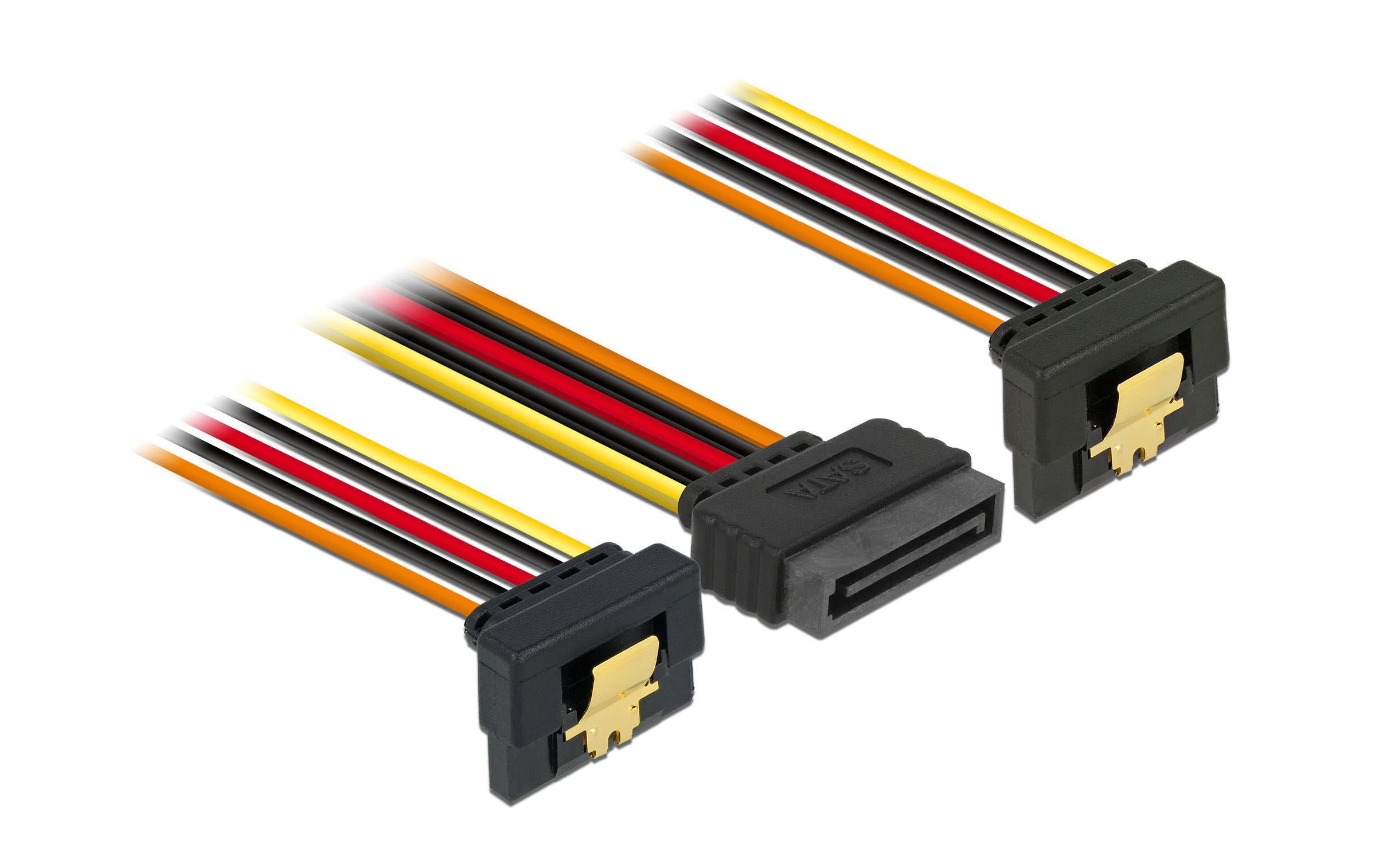 SATA zu 2x SATA Y-Stromadapter