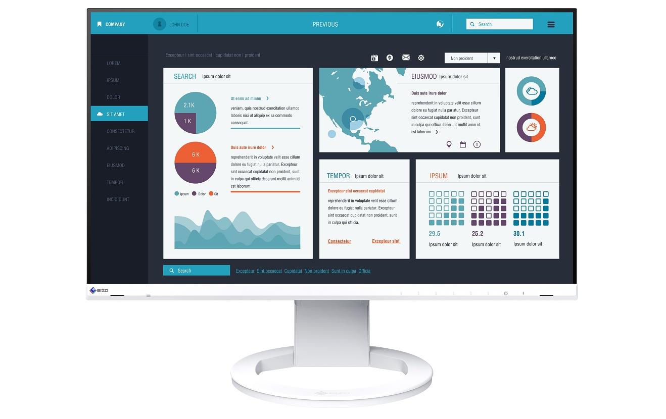 EIZO EV2490-Swiss Edition 23.8 weiss
