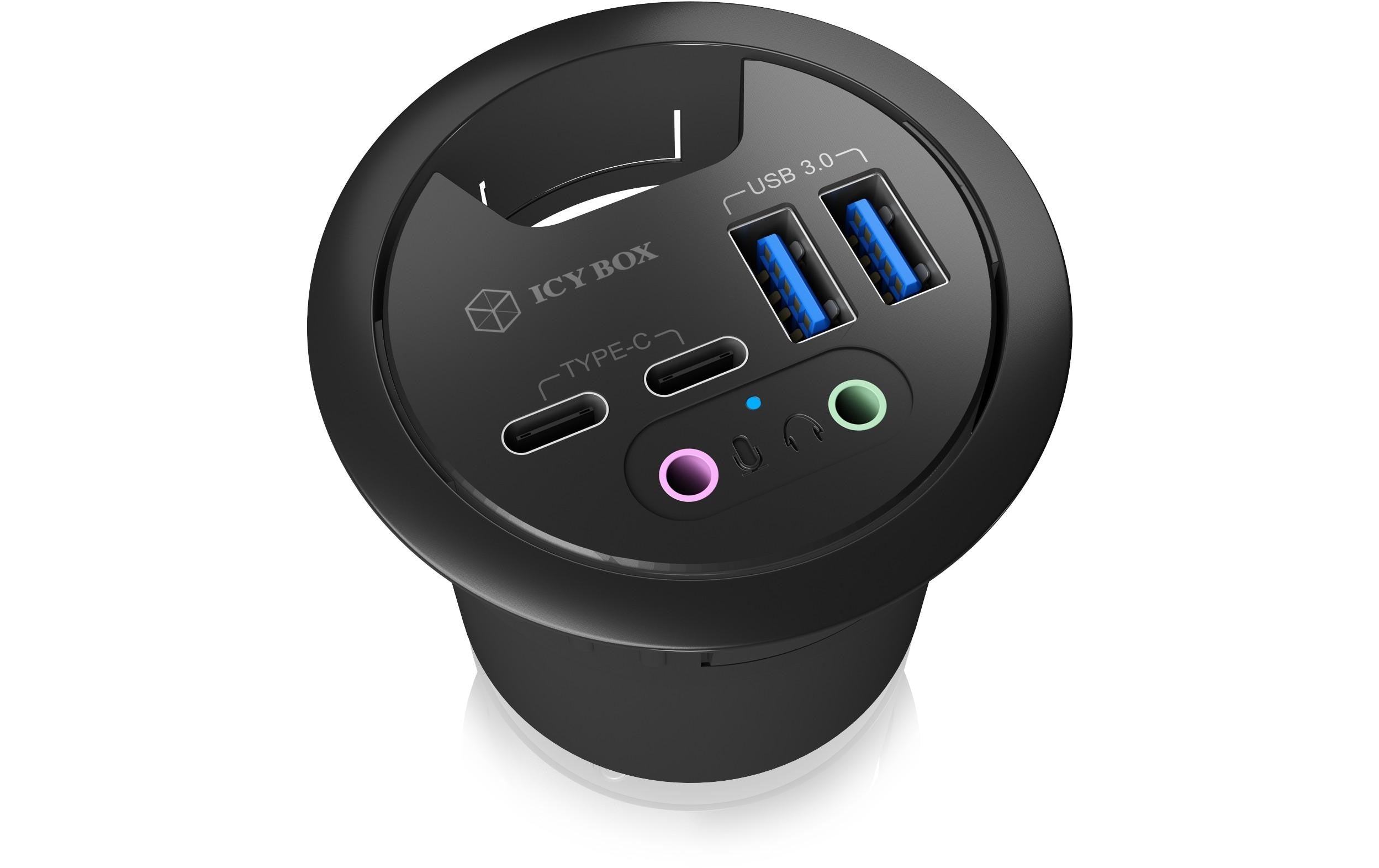 ICY BOX IB-Hub1403B, 4Port USB3 Tisch-Hub