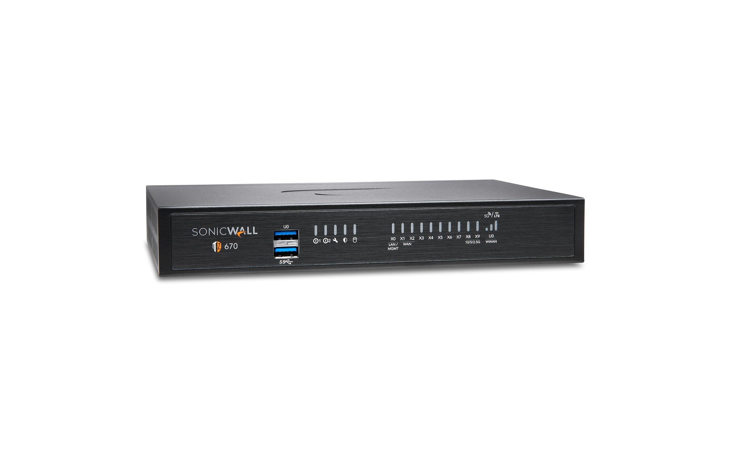 SonicWALL TZ-670 Total Secure Advanced
