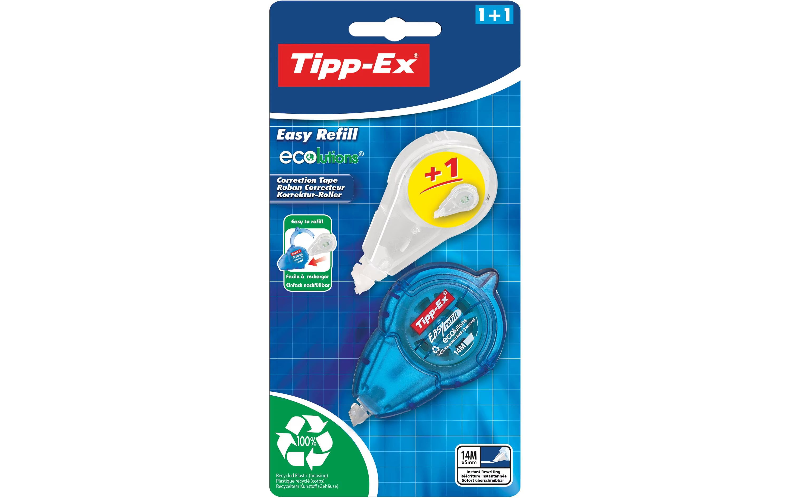 Tipp-Ex Easy Refill Eco Korrekturroller+ NF