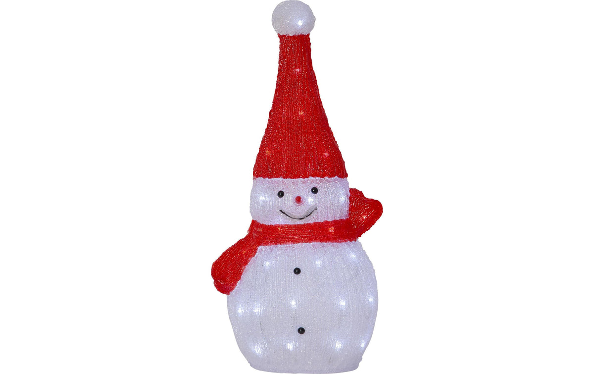 Star Trading Dekoration Crystalo Schneemann