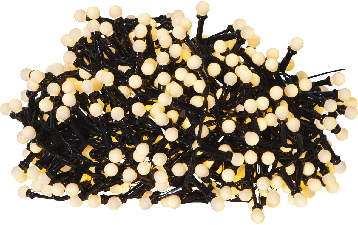 Star Trading Lichterkette Berry Mini schwar