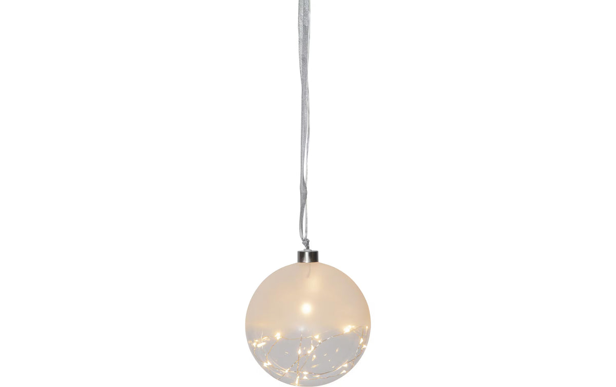 Star Trading Glass Bauble Glow