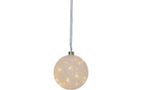 Star Trading Glasdekoration Glow Snow