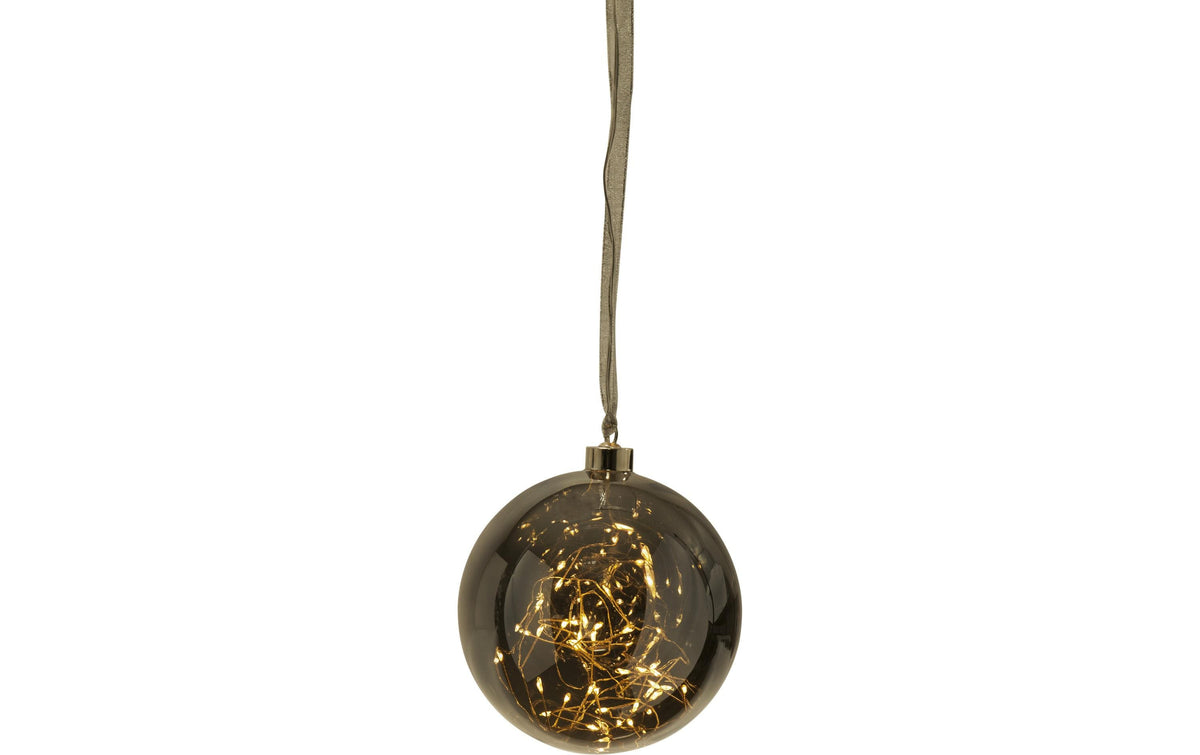 Star Trading LED Kugel Glow 15cm Anthrazit
