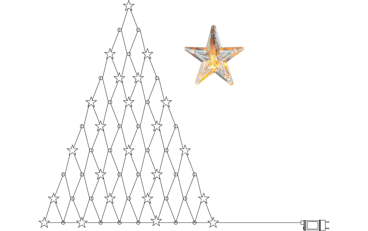Star Trading Netzlichterkette Star Curtain