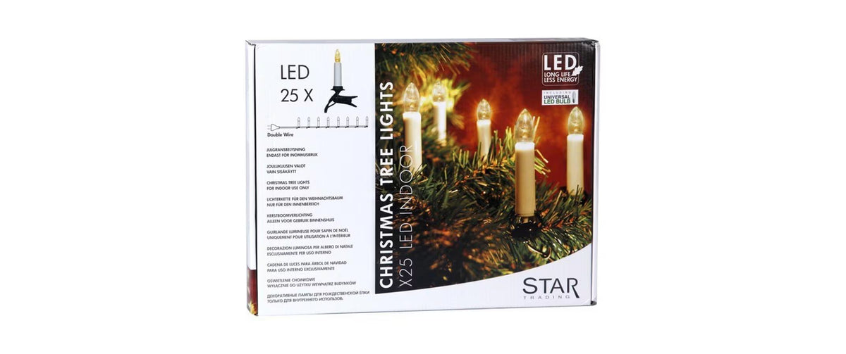 Star Trading LED-Kerze 25er Set indoor