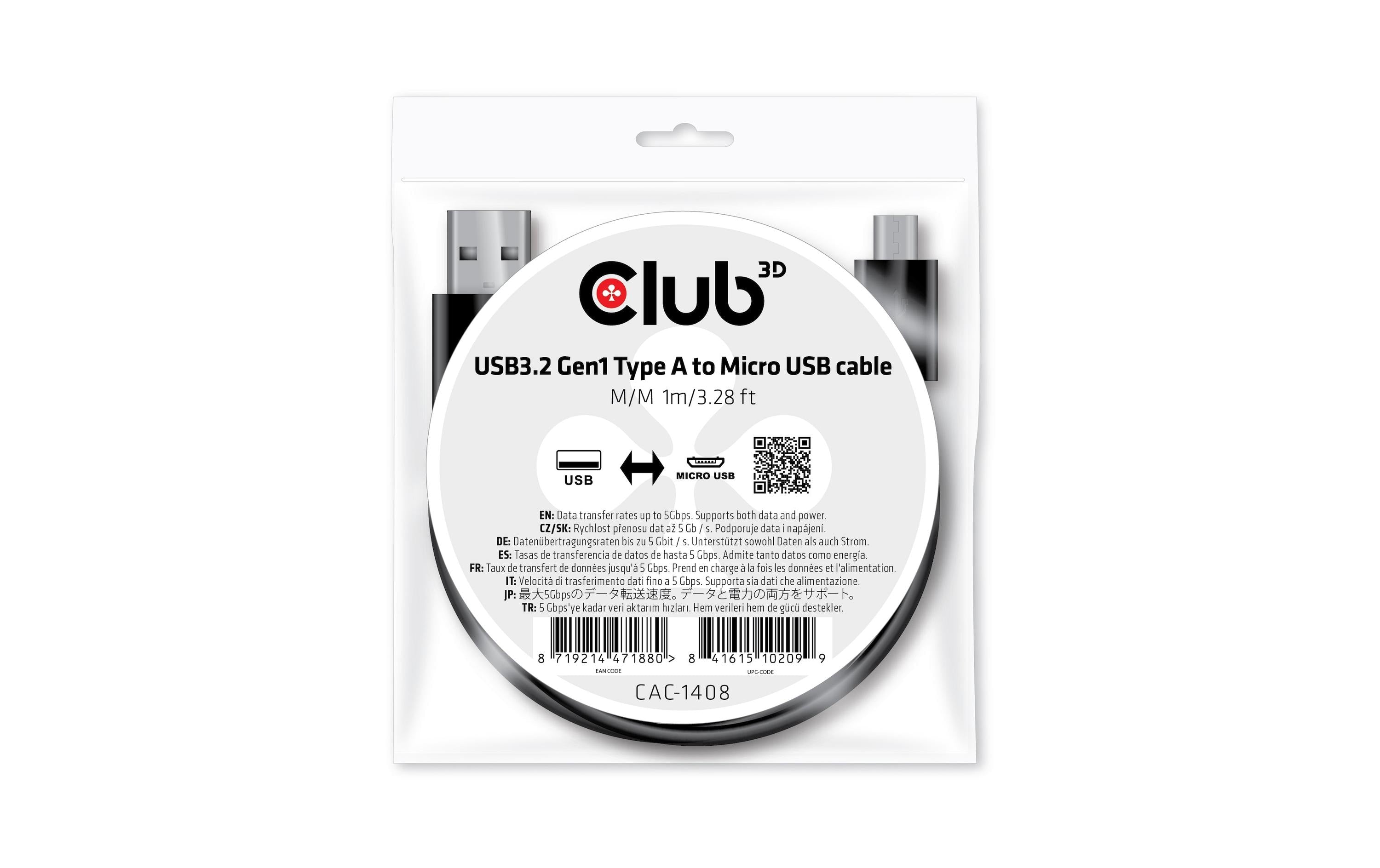 Club 3D USB-Kabel CAC-1408