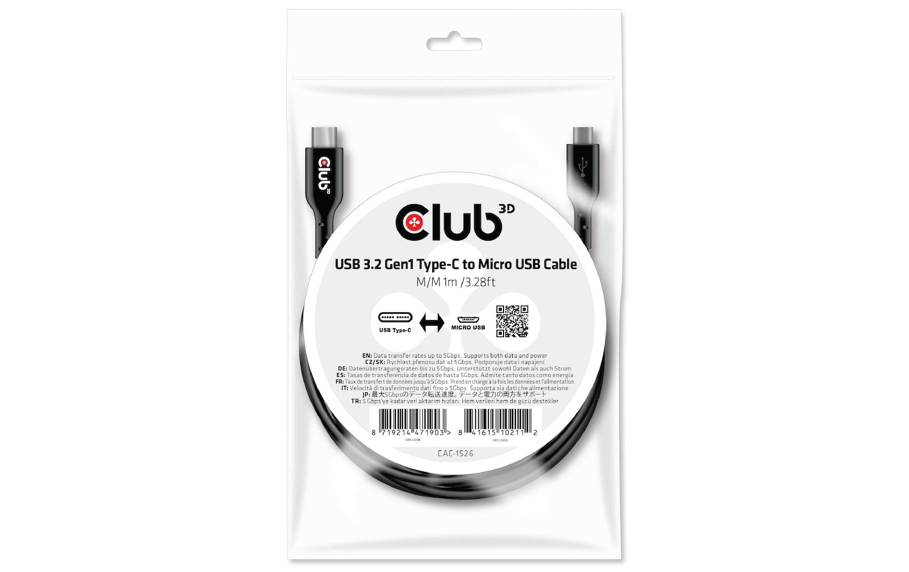 Club 3D USB-Kabel CAC-1526