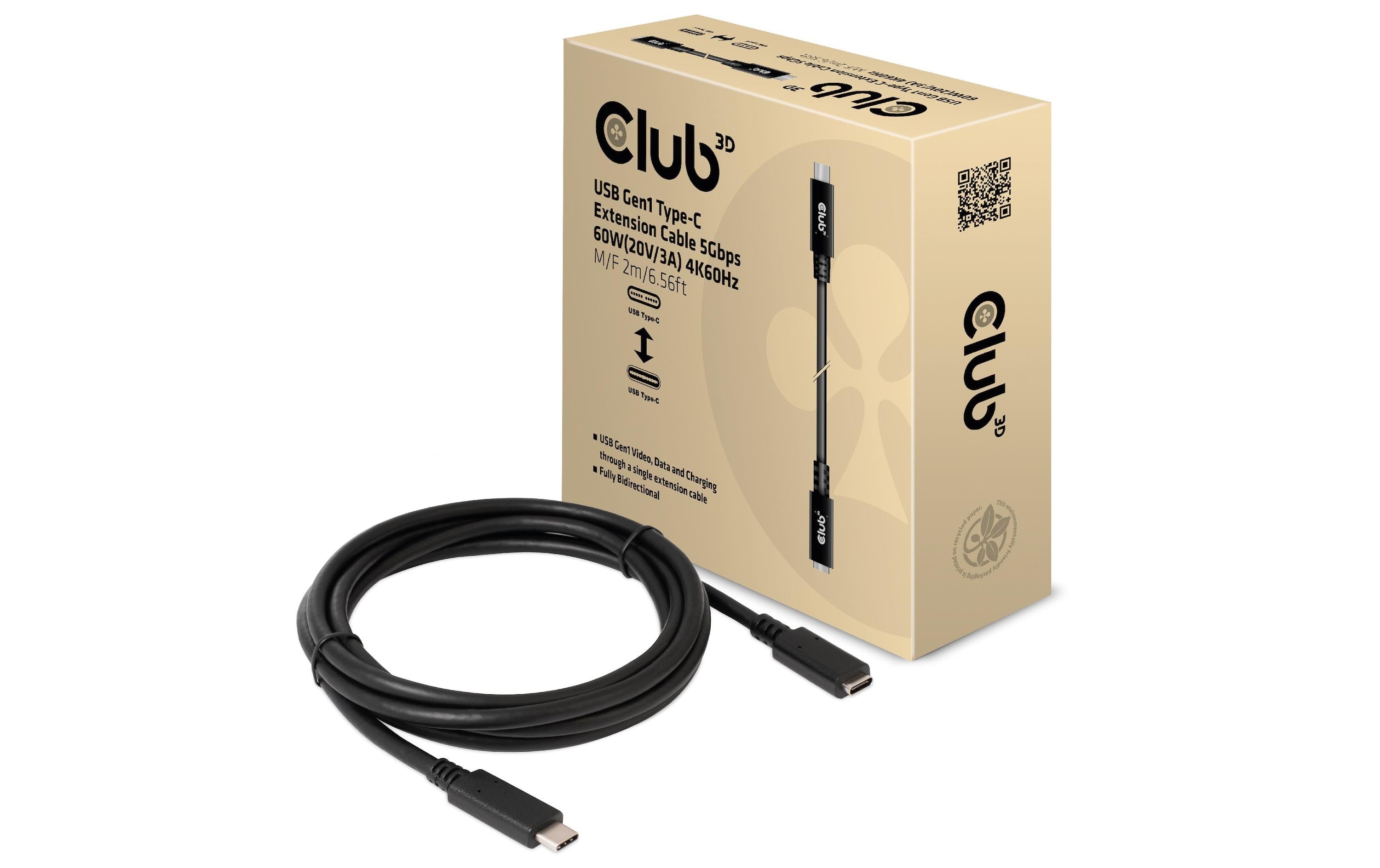 Club 3D USB 3.0-Verlängerungskabel CAC-1529