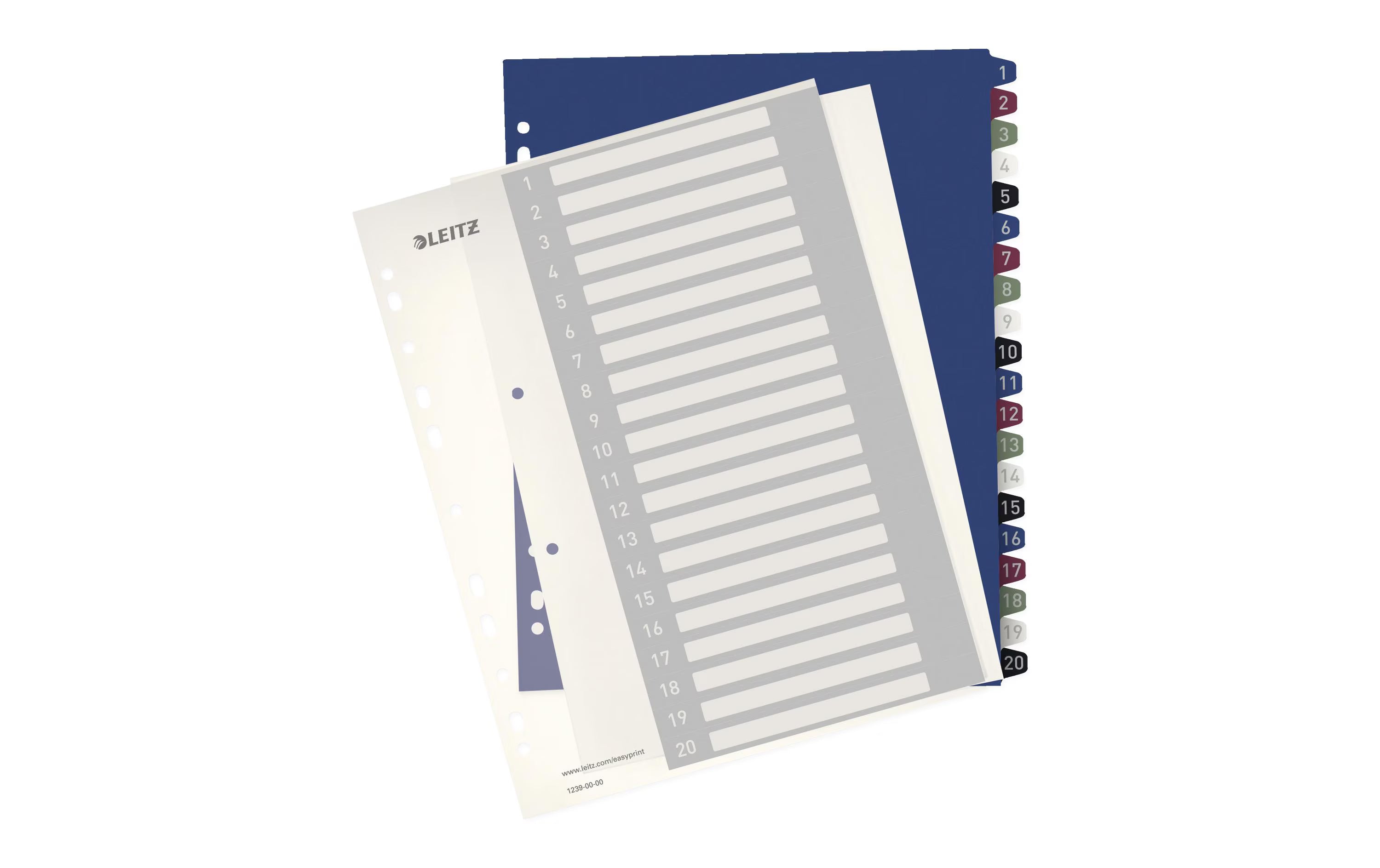Leitz PC-beschriftbares Register Style