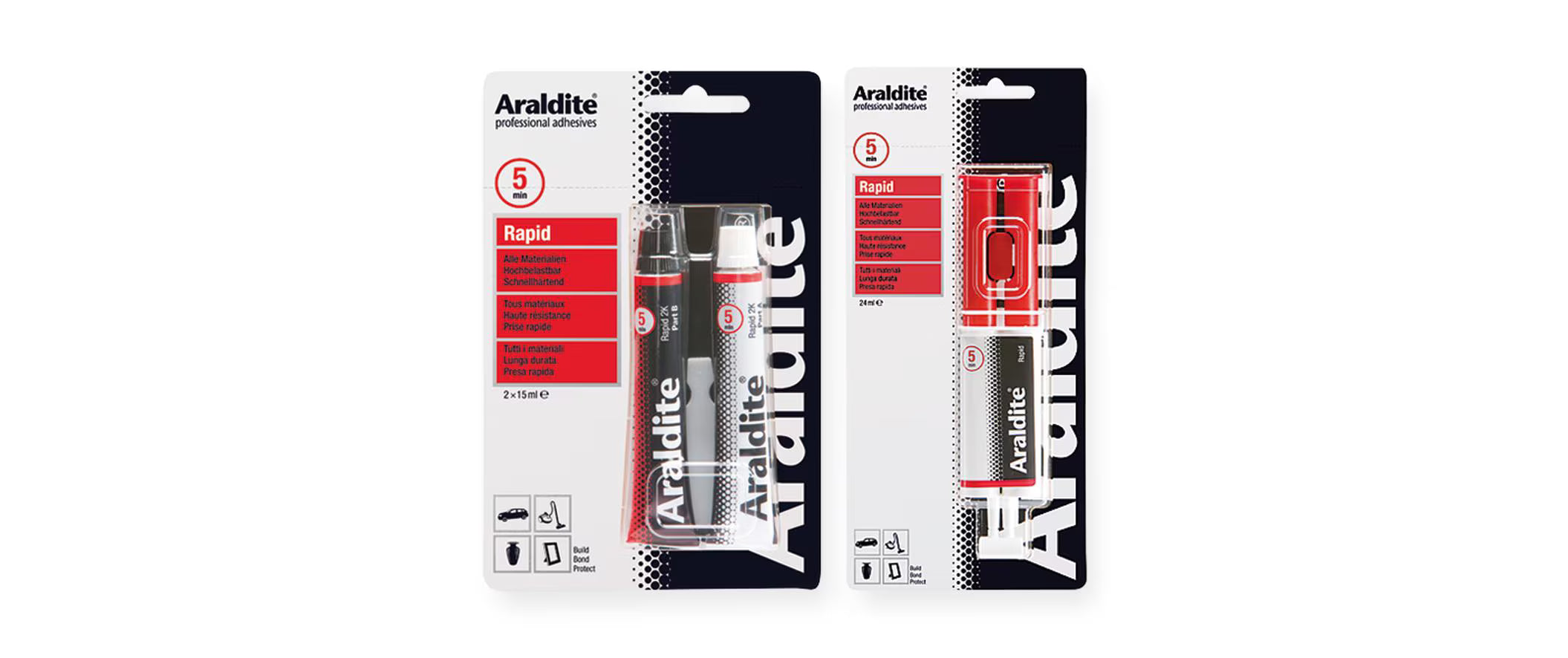 Araldite Rapid Kleber, 2 Stk