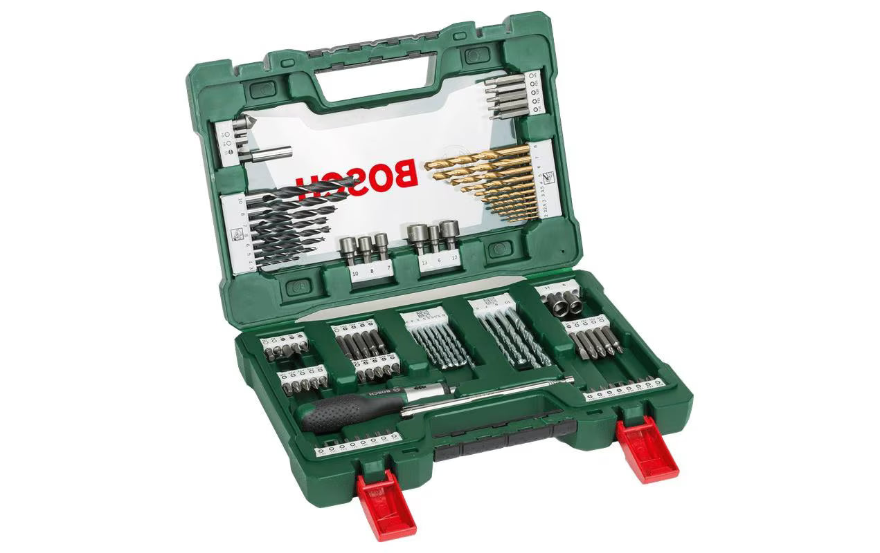Bosch 91-tlg. V-Line TiN-Bohrer- und Bit