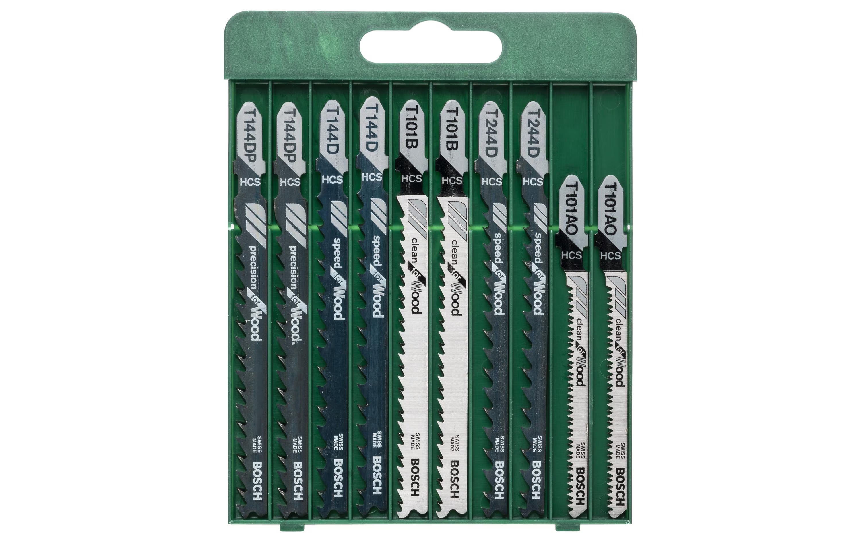 Bosch 10tlg. Stichsägeblatt-Set T-Schaft
