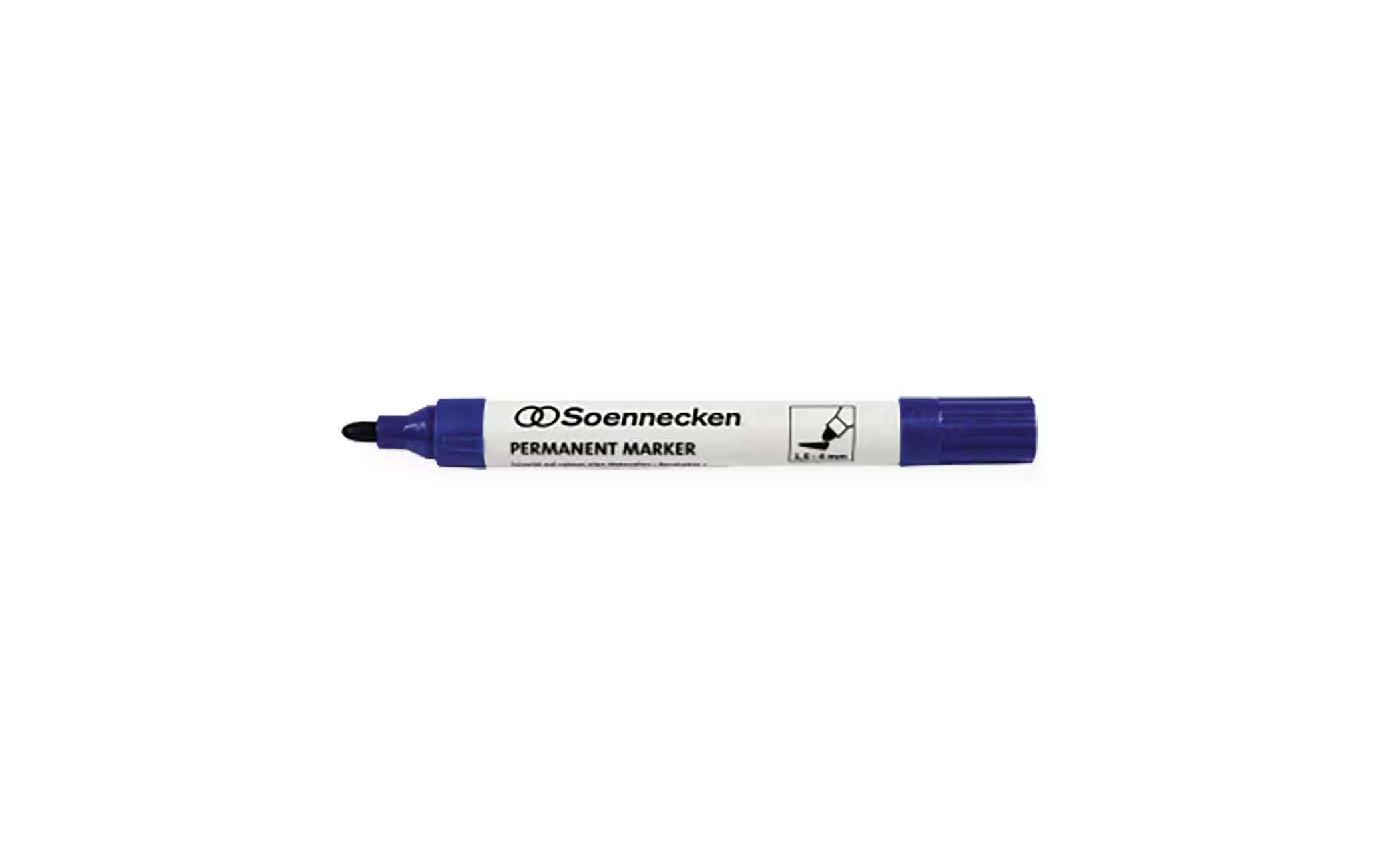 Soennecken, Permanent-Marker Blau, 10 Stück