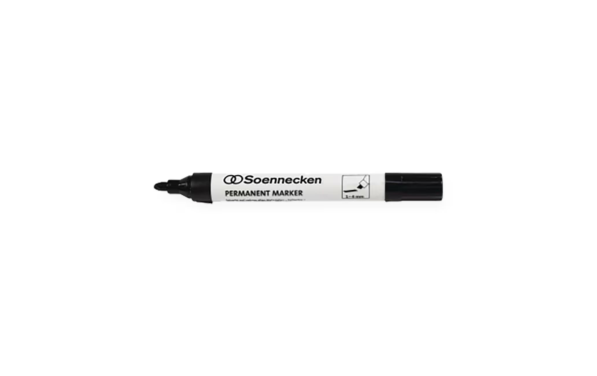 Soennecken, Permanent-Marker Schwarz, 10 St
