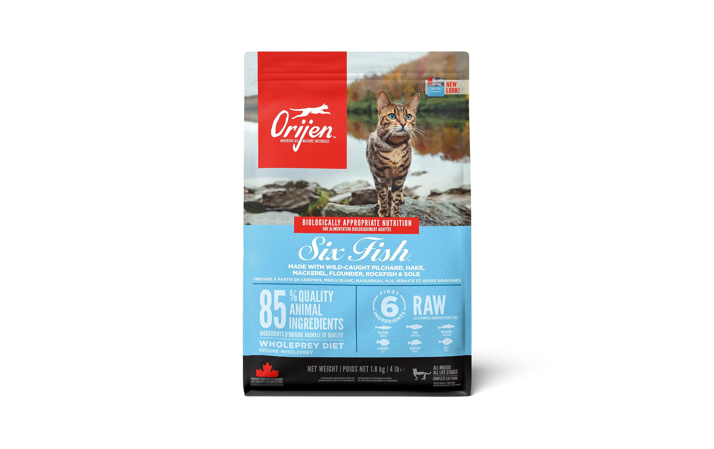 Orijen Trockenfutter Cat Six Fish