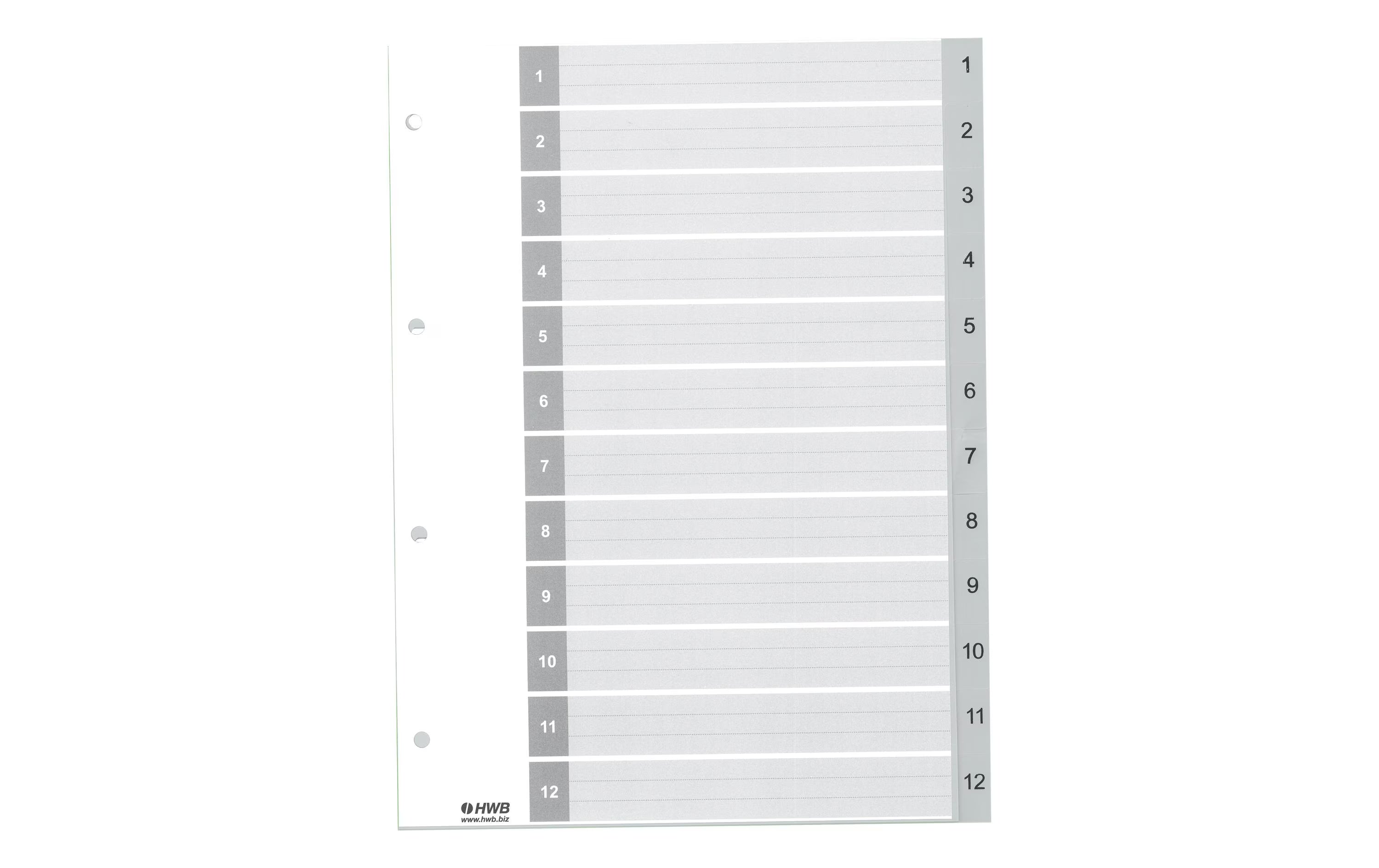 HWB, Register A4, PP 1-12