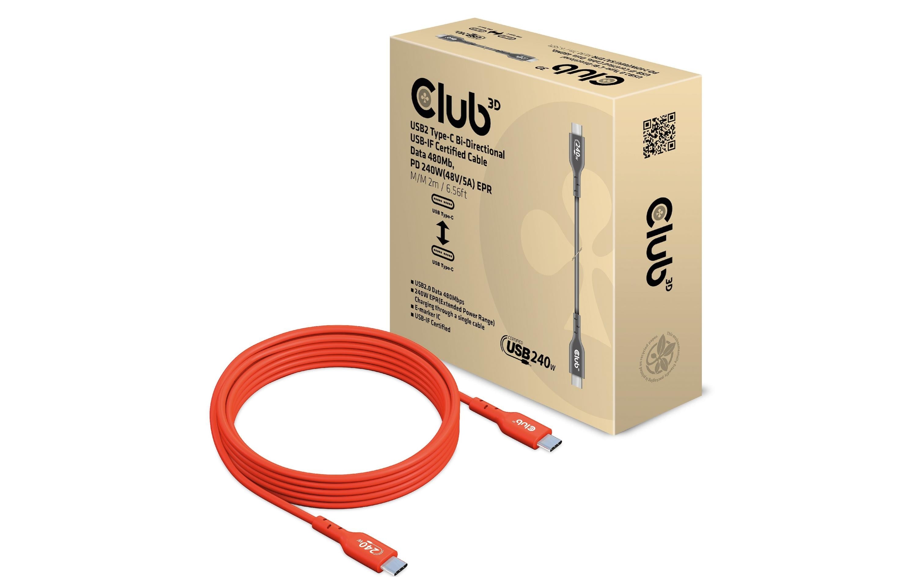 Club 3D USB 2.0-Kabel CAC-1573