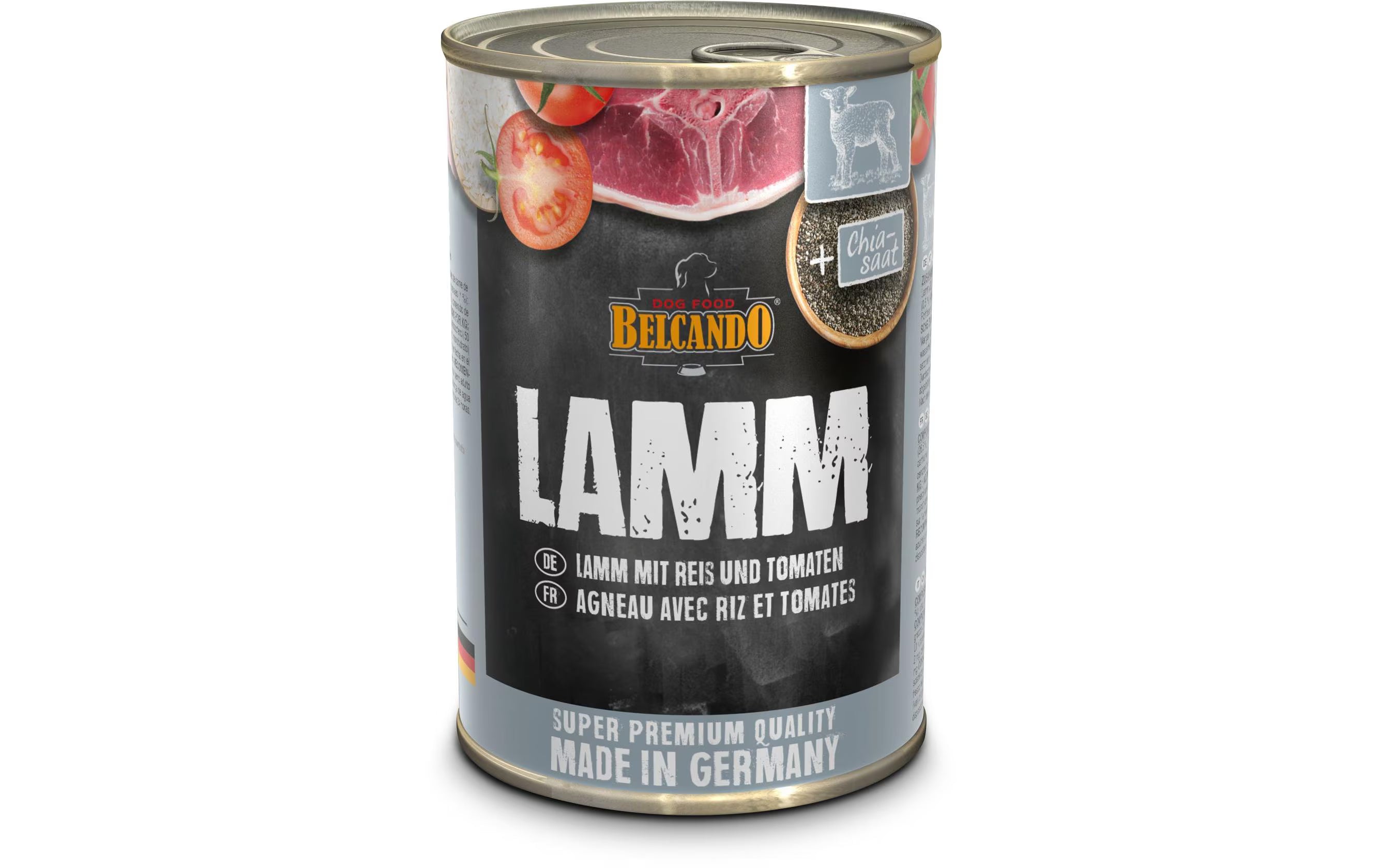 Belcando Nassfutter Lamm mit Reis & Tomate,