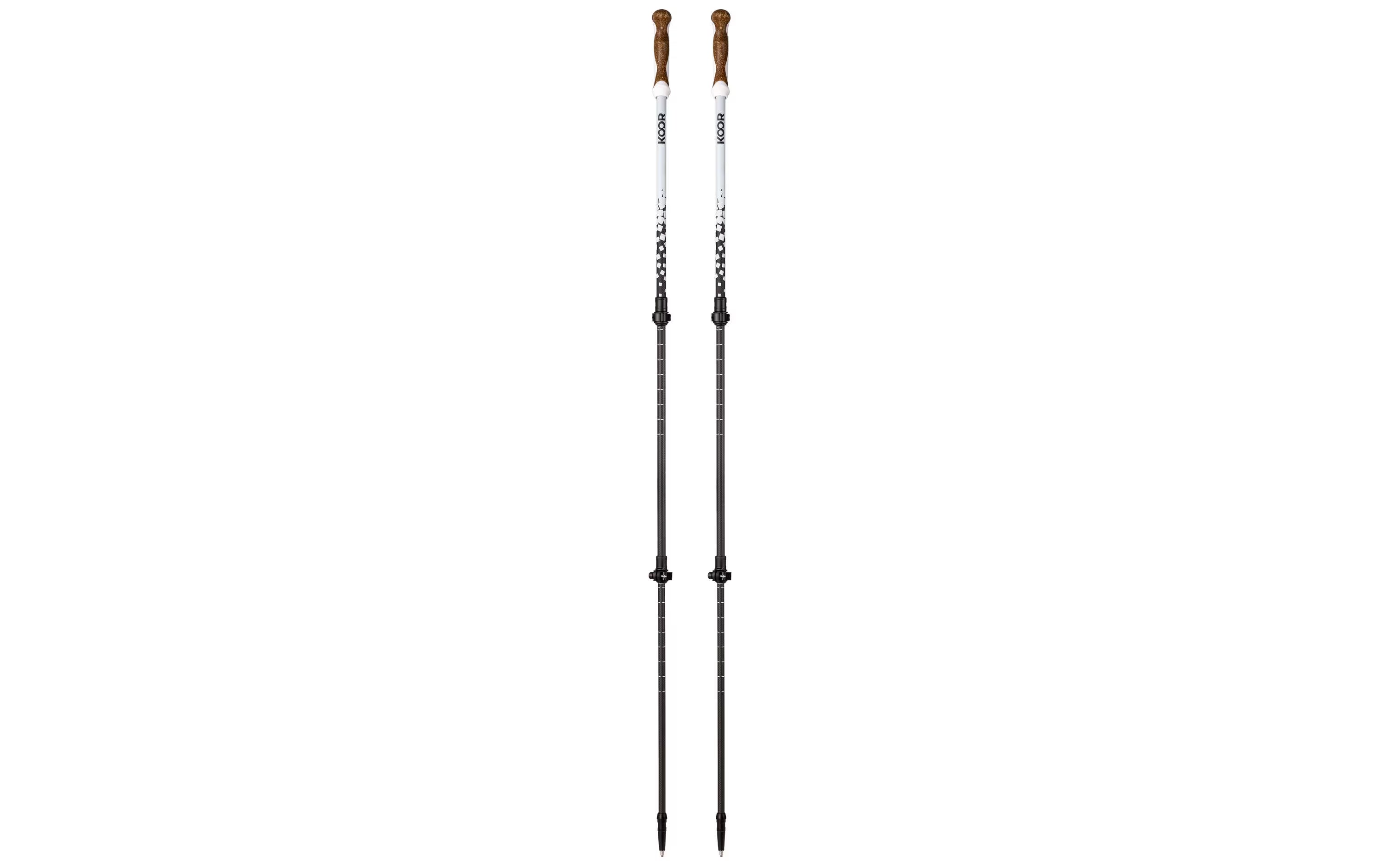 KOOR Wanderstock Carbon Castoor Weiss